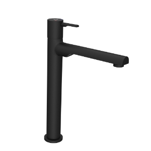 Picture of High Neck Basin Tap  - Black Matt