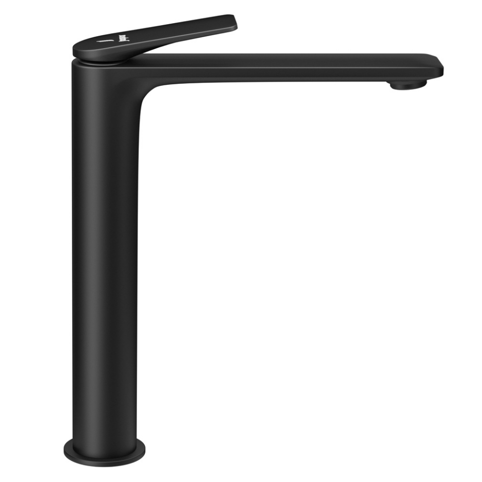 Picture of Single Lever High Neck Basin Mixer - Black Matt