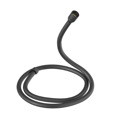 الصورة: Plastic Coated Shower Hose - Black Matt