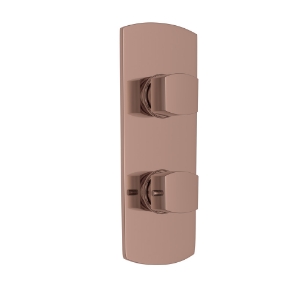 Picture of Aquamax Thermostatic Shower Mixer - Blush Gold PVD