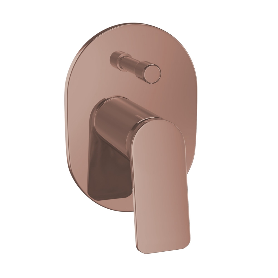 Picture of Exposed Part Kit of Single Lever In-wall Diverter - Blush Gold PVD