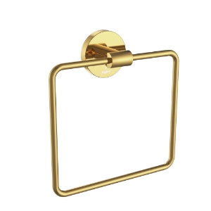 Picture of Towel Ring Square - Gold Bright PVD