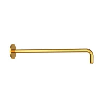 الصورة: Round Shower Arm - Gold Bright PVD