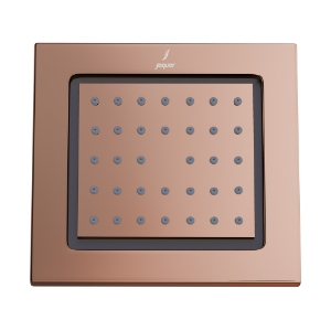 الصورة: مصفاة شاور مستطيلة مائلة - روز جولد PVD