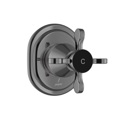 الصورة: In-wall Stop Valve Cold Only - Black Chrome