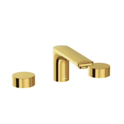 Picture of 3-Hole Basin Mixer - Gold Bright PVD