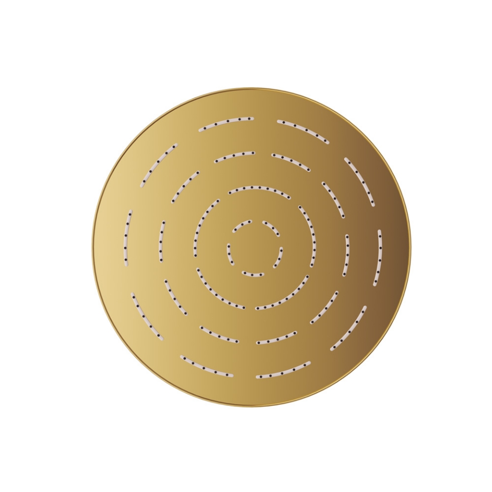 Picture of Single Function Round Shape Maze Overhead Shower - Gold Bright PVD