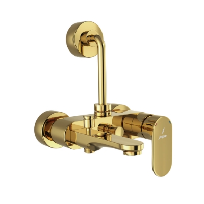 Picture of Single Lever Bath & Shower Mixer 3-in-1 System - Gold Bright PVD