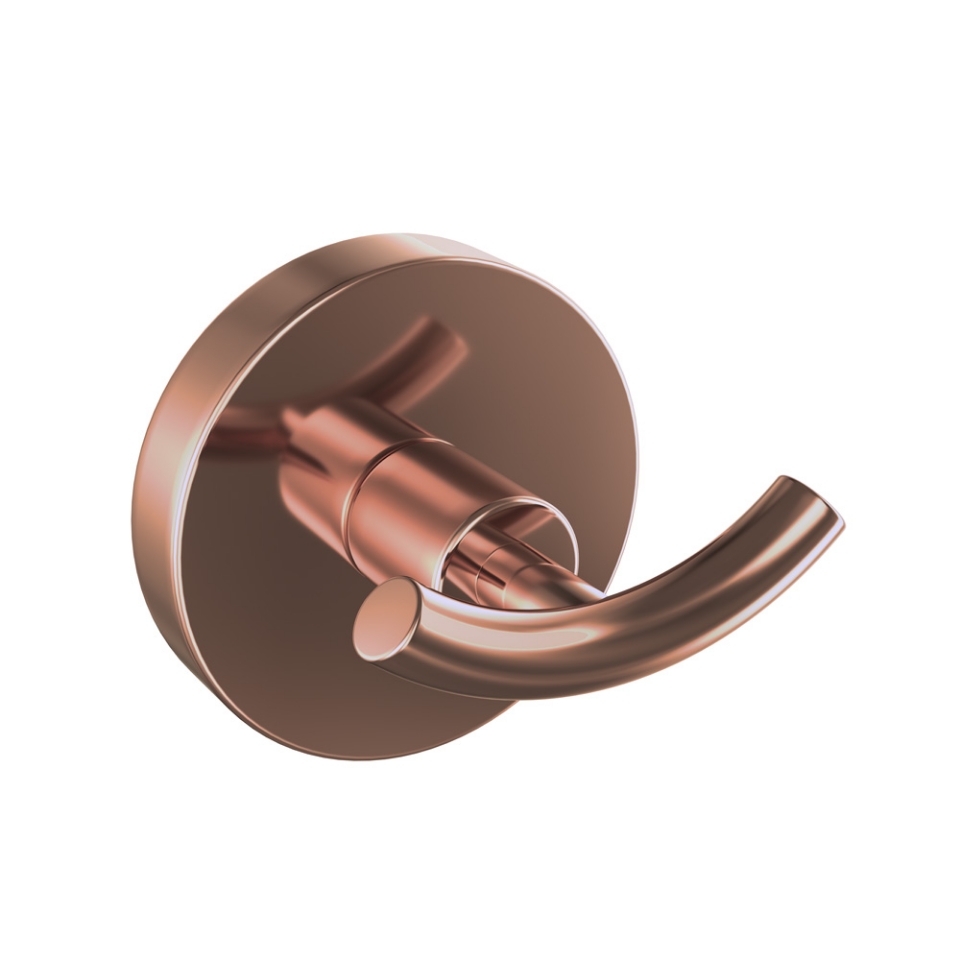 Picture of Double Robe Hook - Blush Gold PVD