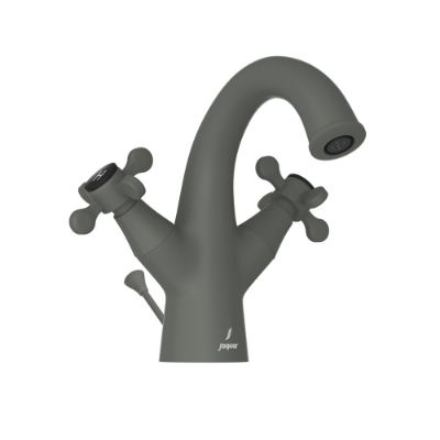 Picture of Monoblock Basin Mixer with popup waste - Graphite