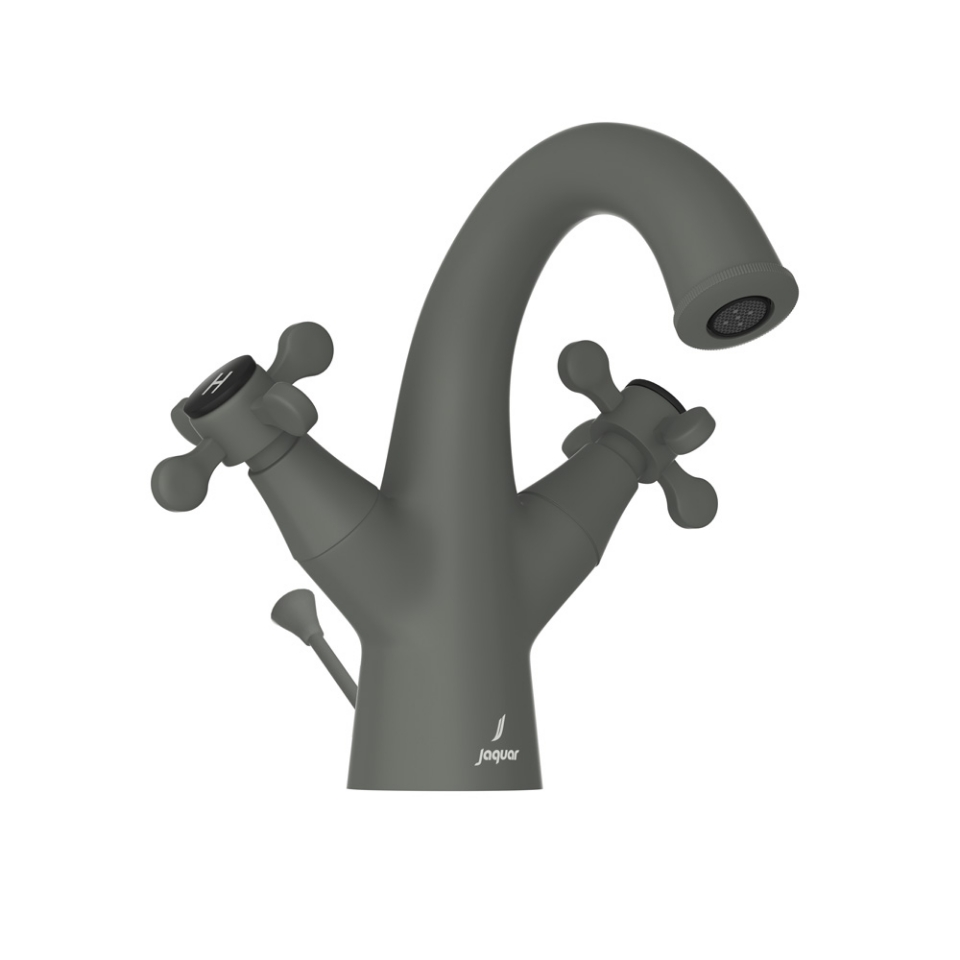 Picture of Monoblock Basin Mixer with popup waste - Graphite