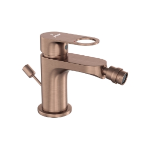 Picture of Single Lever Bidet Mixer with Popup Waste - Antique Copper
