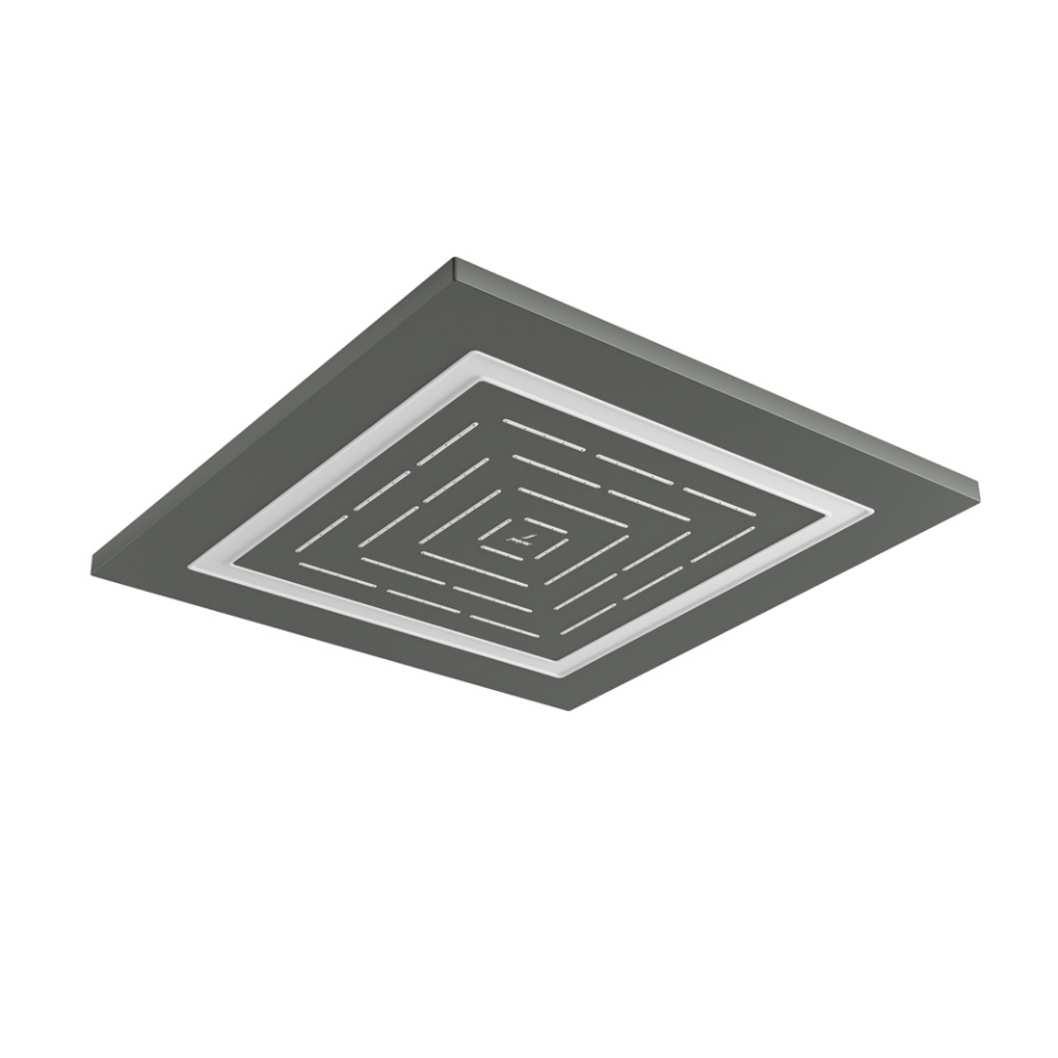 Picture of Maze Prime Square Shape Single Function Shower - Graphite