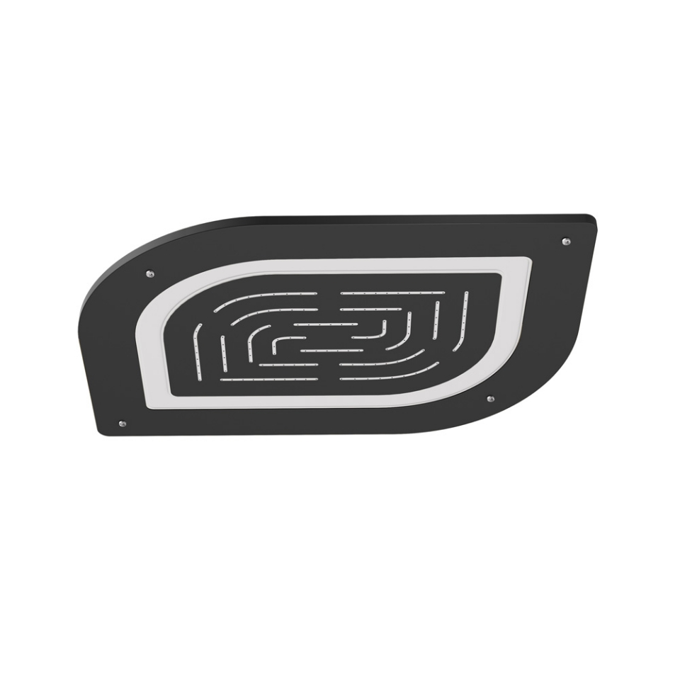Picture of Alive Maze Prime Single Function Shower - Black Matt