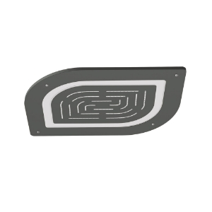 Picture of Alive  Maze Prime Single Function Shower - Graphite