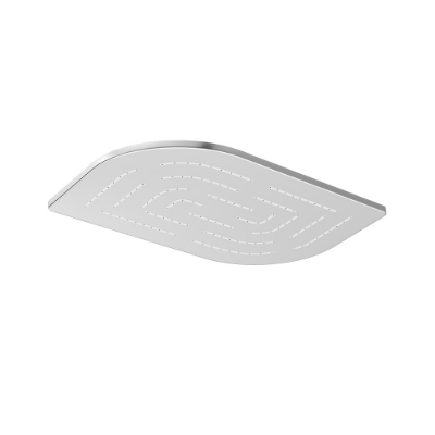 Picture of Single Function Rectangular Head Alive Maze Overhead Shower - Chrome