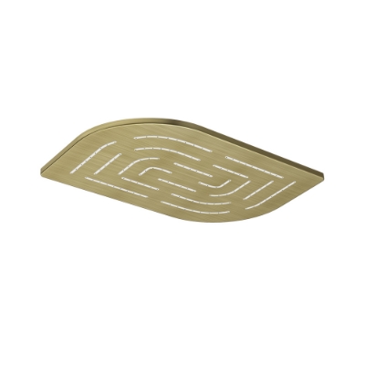Picture of Single Function Rectangular Head Alive Maze Overhead Shower - Antique Bronze