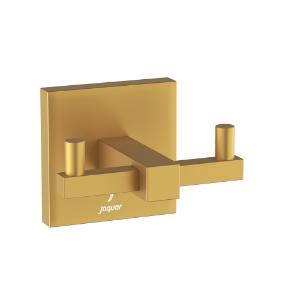 الصورة: شمّاعة معاطف مزدوجة - ذهبي مطفي PVD