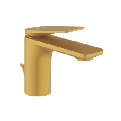 Picture of Single Lever Basin Mixer with Popup Waste - Gold Matt PVD
