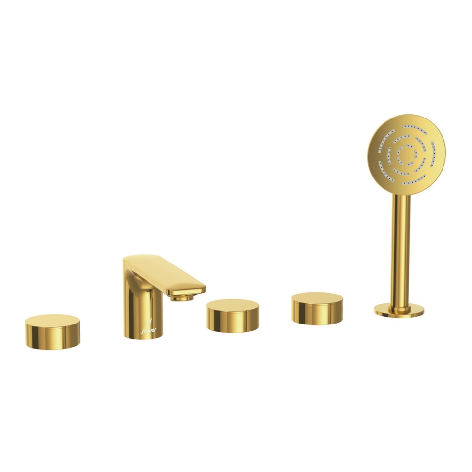 Picture of 5-Hole Bath & Shower Mixer - Gold Bright PVD