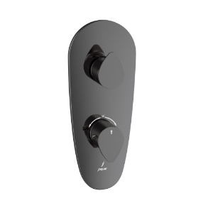 الصورة: خلاط شاور حراري أكواماكس - كروم أسود