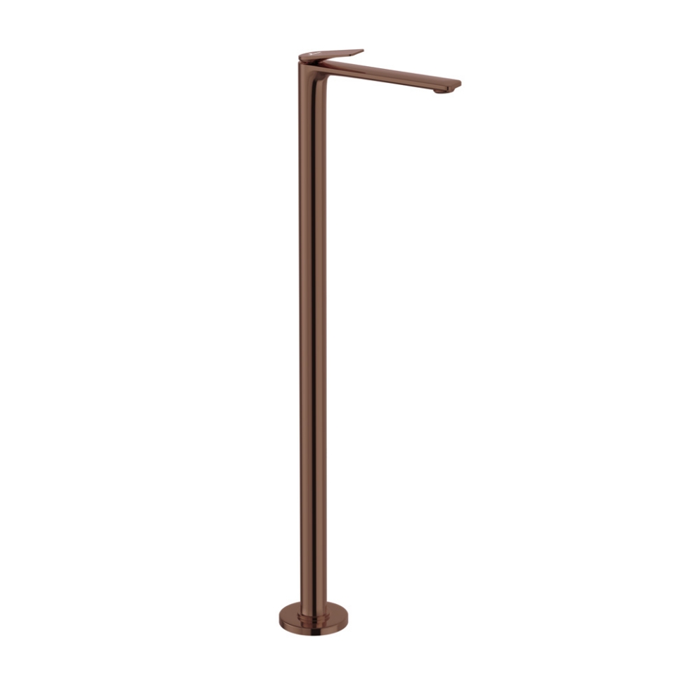 Picture of Floor Mounted Single Lever Basin Mixer - Blush Gold PVD