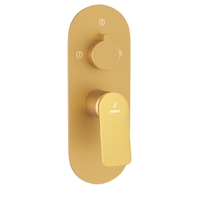 Picture of Aquamax Exposed Part Kit of Single Lever Shower Mixer - Lever: Gold Bright PVD | Body: Gold Matt PVD