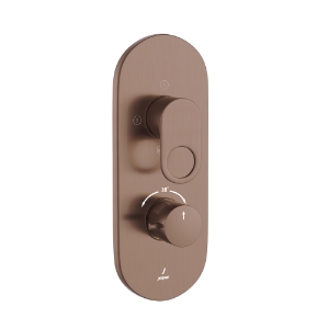 الصورة: خلاط شاور حراري أكواماكس - نحاس معتق