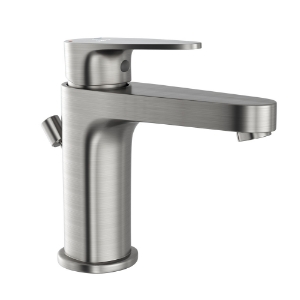 Picture of Single Lever Basin Mixer with Popup Waste - Stainless Steel