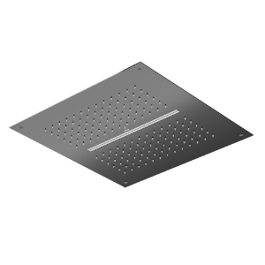 الصورة: Duoflo Shower Square Shape - Black Chrome