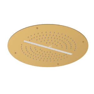 الصورة: شاور دووفلو مستدير - ذهبي مطفي PVD