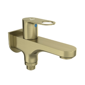 الصورة: حنفية عادية ثنائية الاتجاه - برونز معتق