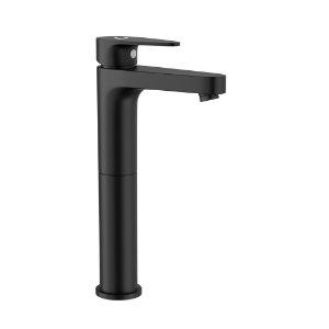 Picture of Single Lever High Neck Basin Mixer -Black Matt