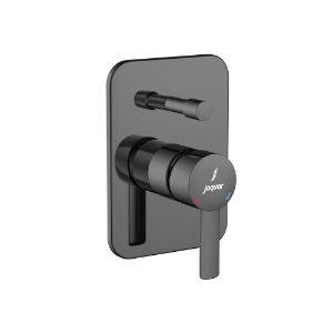 الصورة: Exposed Part Kit of Single Lever In-wall Diverter  - Black Chrome