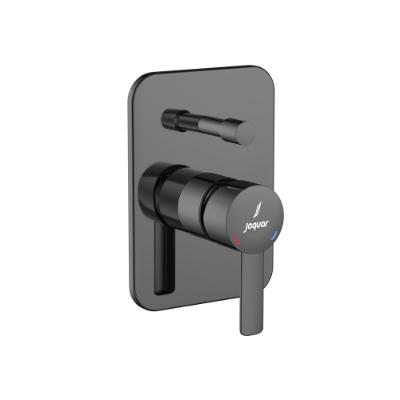 الصورة: Exposed Part Kit of Single Lever In-wall Diverter  - Black Chrome