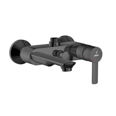 الصورة: Single Lever Bath & Shower Mixer - Black Chrome