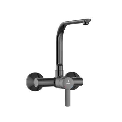 الصورة: Single Lever Sink Mixer - Black Chrome