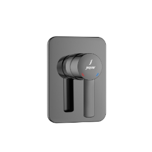 الصورة: Exposed Part Kit of Single Lever In-wall Manual Valve - Black Chrome