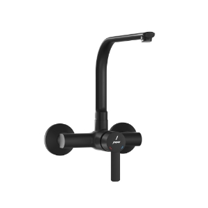 الصورة: Single Lever Sink Mixer - Black Matt