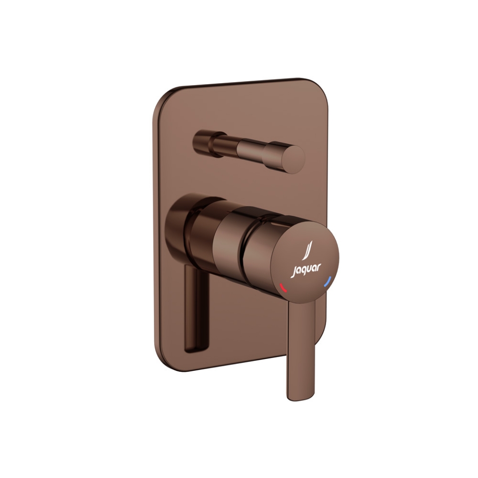 Picture of Exposed Part Kit of Single Lever In-wall Diverter  - Blush Gold Bright PVD