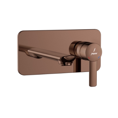 الصورة: Exposed Parts of Single Lever Built-in In-wall Manual Valve - Blush Gold Bright PVD