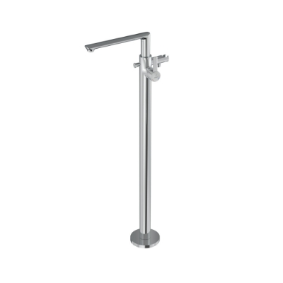 الصورة: Exposed Parts of Floor Mounted Single Lever Bath Mixer - Chrome