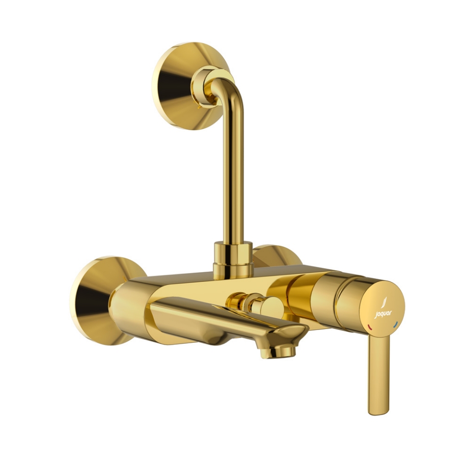 صورة Single Lever Bath & Shower Mixer - Gold Bright PVD