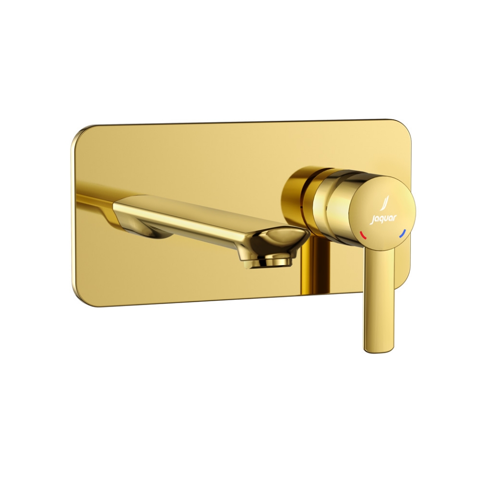 صورة Exposed Parts of Single Lever Built-in In-wall Manual Valve - Gold Bright PVD