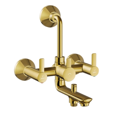 الصورة: Bath & Shower Mixer 3-in-1 System - Gold Bright PVD