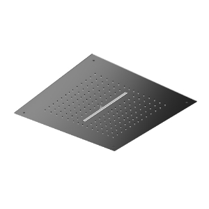 الصورة: Duoflo Shower Square Shape - Black Chrome