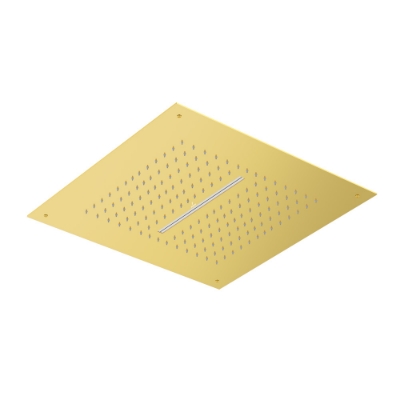 الصورة: Duoflo Shower Square Shape - Gold Bright PVD