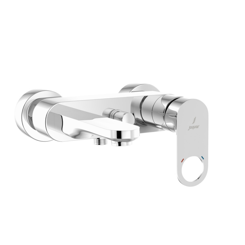 صورة خلاط حمام وشاور بذراع واحد - كروم