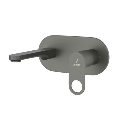 الصورة: الأجزاء المكشوفة لمحبس الإيقاف المفرد المدمج في الحائط - جرافيت