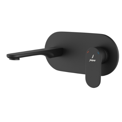 Picture of Exposed Parts of Single Lever Built-in In-wall Manual Valve - Black Matt